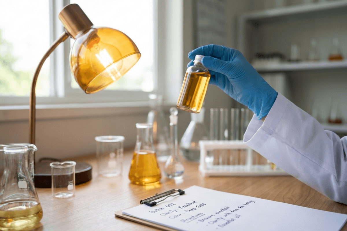 Quality testing lab