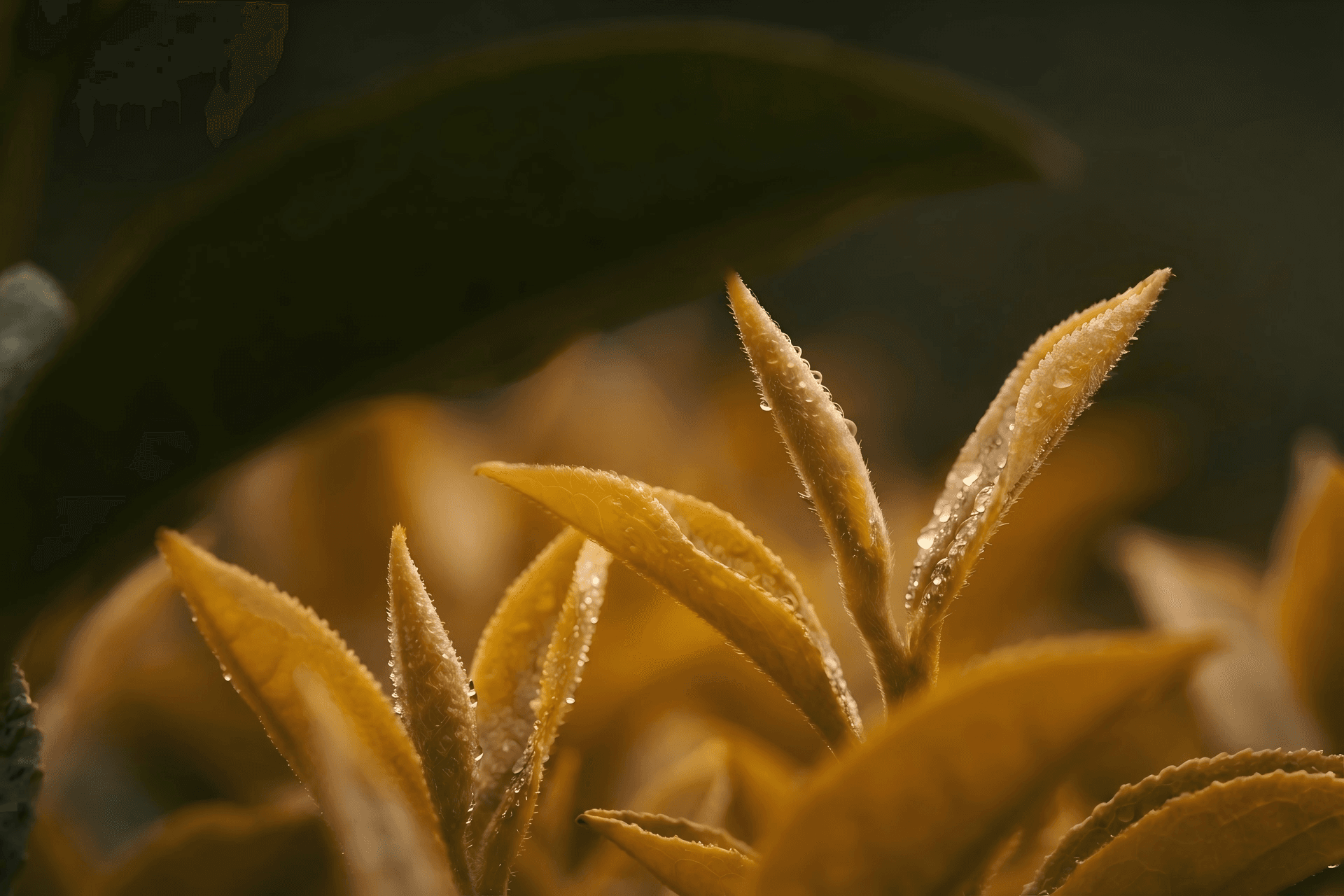 Golden bud tea plantation
